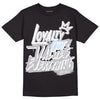 Jordan 11 Retro Low Cement Grey DopeSkill T-Shirt LOVE Graphic Streetwear - Black
