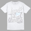 Jordan 11 Retro Low Cement Grey DopeSkill T-Shirt LOVE Graphic Streetwear - White