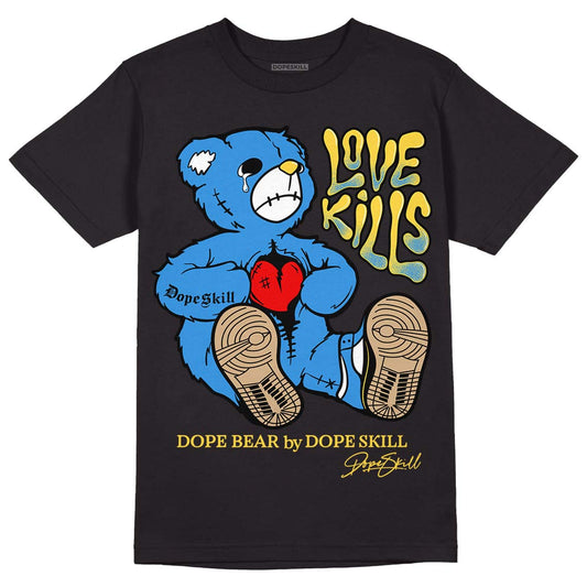 SB Dunk Low Homer DopeSkill T-Shirt Love Kills Graphic - Black