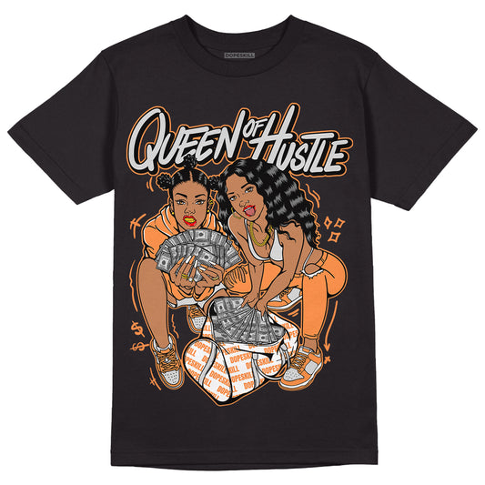 Dunk Low Peach Cream (W) DopeSkill T-Shirt Queen Of Hustle Graphic - Black
