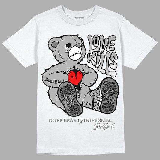 Stealth 12s DopeSkill T-Shirt Love Kills Graphic - White 