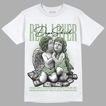 Seafoam 4s DopeSkill T-Shirt Real Lover Graphic - White