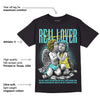 Aqua 5s DopeSkill T-Shirt Real Lover Graphic