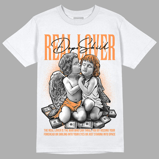 Dunk Low Peach Cream (W) DopeSkill T-Shirt Real Lover Graphic - White