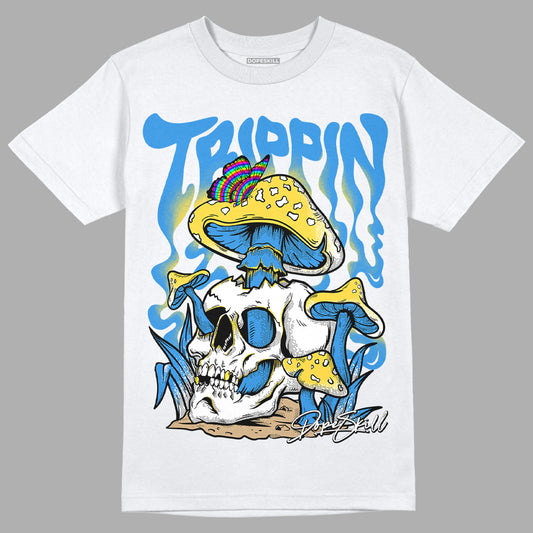 SB Dunk Low Homer DopeSkill T-Shirt Trippin Graphic - White