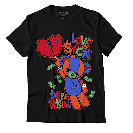 Jordan 5 Low “Doernbecher” DopeSkill T-Shirt Love Sick Graphic - Black 