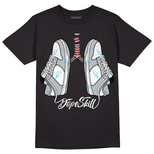 Dunk Low Lottery Pack Grey Fog DopeSkill T-Shirt Breathe Graphic - Black