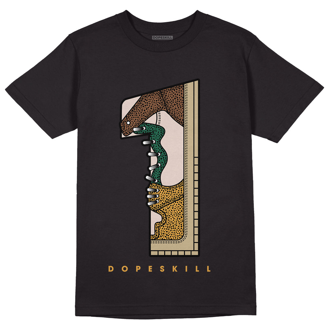 Safari Dunk Low DopeSkill T-Shirt No.1 Graphic - Black