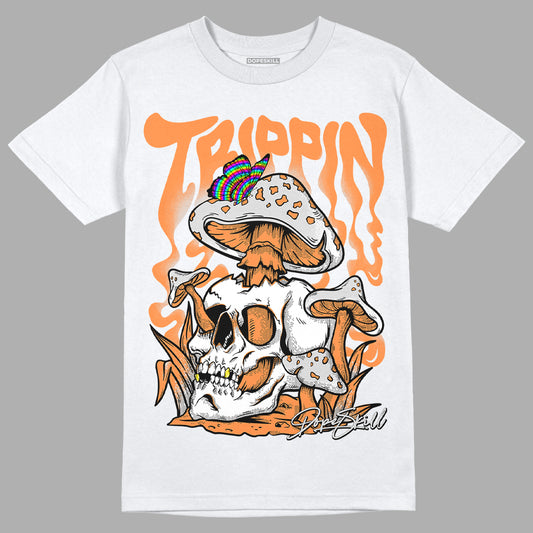 Dunk Low Peach Cream (W) DopeSkill T-Shirt Trippin Graphic - White