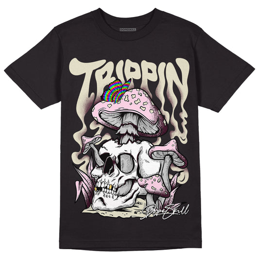 Dunk Low Night Maroon and Medium Soft Pink DopeSkill T-Shirt Trippin Graphic Streetwear - Black