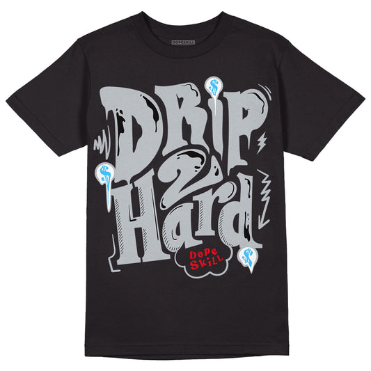 Dunk Low Lottery Pack Grey Fog DopeSkill T-Shirt Drip Too Hard Graphic - Black 