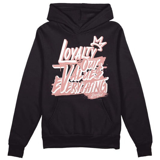 Rose Whisper Dunk Low DopeSkill Hoodie Sweatshirt LOVE Graphic - Black