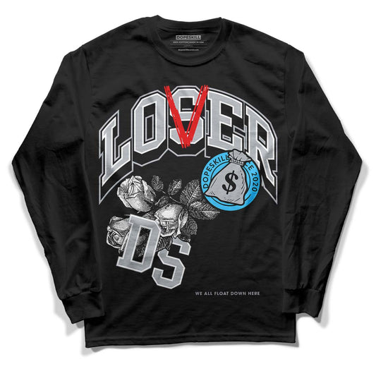 Dunk Low Lottery Pack Grey Fog DopeSkill Long Sleeve T-Shirt Loser Lover Graphic - Black 