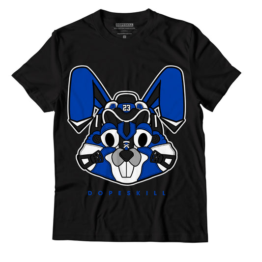 AJ 5 Racer Blue DopeSkill T-Shirt Sneaker Rabbit Graphic