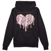 Dunk Low Teddy Bear Pink DopeSkill Hoodie Sweatshirt Slime Drip Heart Graphic - Black
