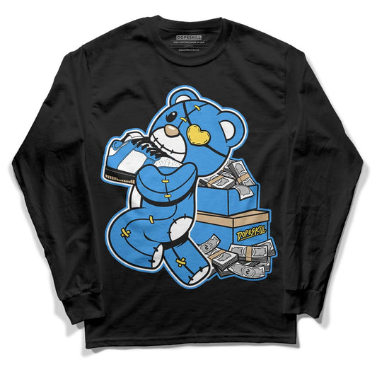 SB Dunk Low Homer DopeSkill Long Sleeve T-Shirt Bear Steals Sneaker Graphic - Black