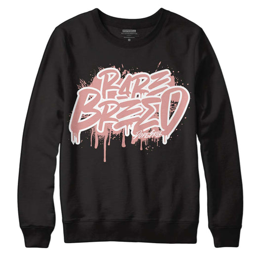 Rose Whisper Dunk Low DopeSkill Sweatshirt Rare Breed Graphic - Black