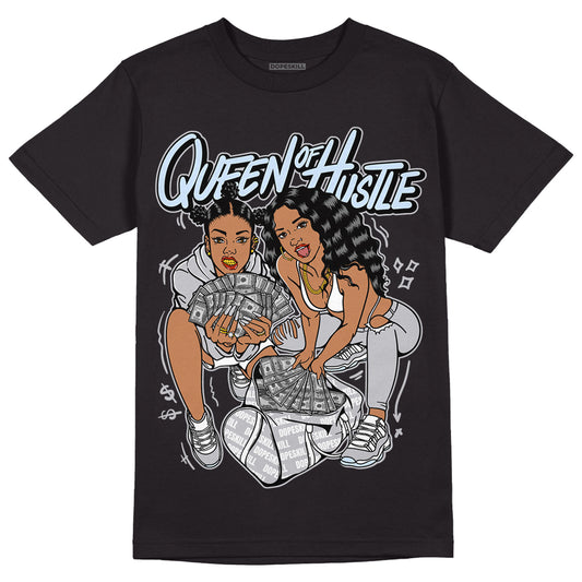 Jordan 11 Retro Low Cement Grey DopeSkill T-Shirt Queen Of Hustle Graphic Streetwear - Black