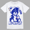Racer Blue White Dunk Low DopeSkill T-Shirt Hurt Bear Graphic - White