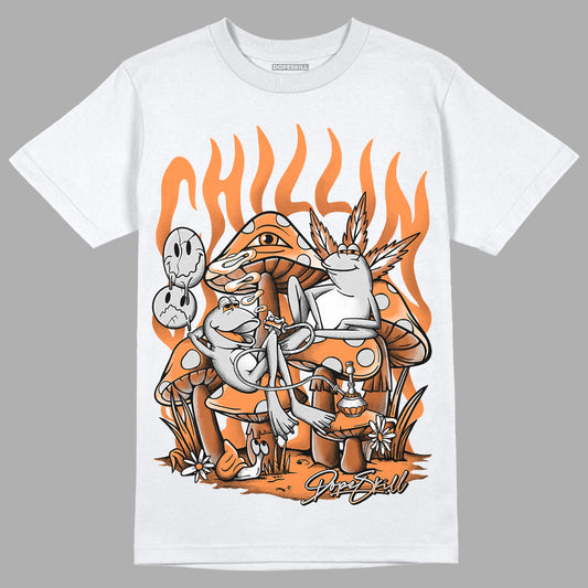 Dunk Low Peach Cream (W) DopeSkill T-Shirt Chillin Graphic - White