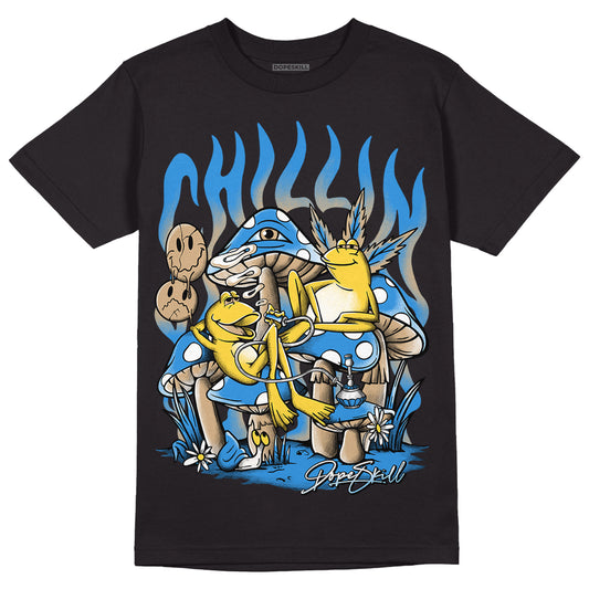 SB Dunk Low Homer DopeSkill T-Shirt Chillin Graphic - Black