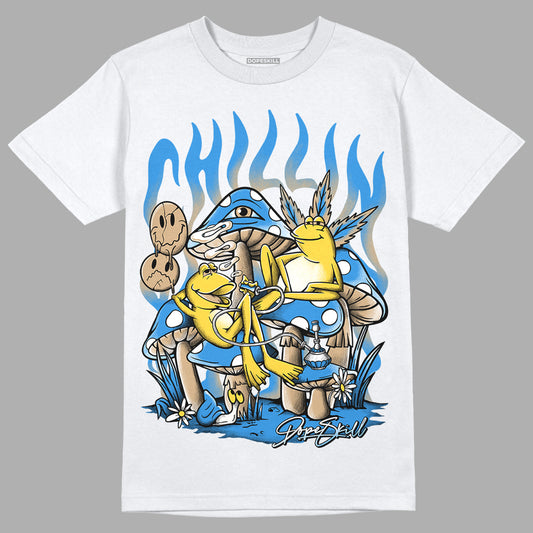 SB Dunk Low Homer DopeSkill T-Shirt Chillin Graphic - White