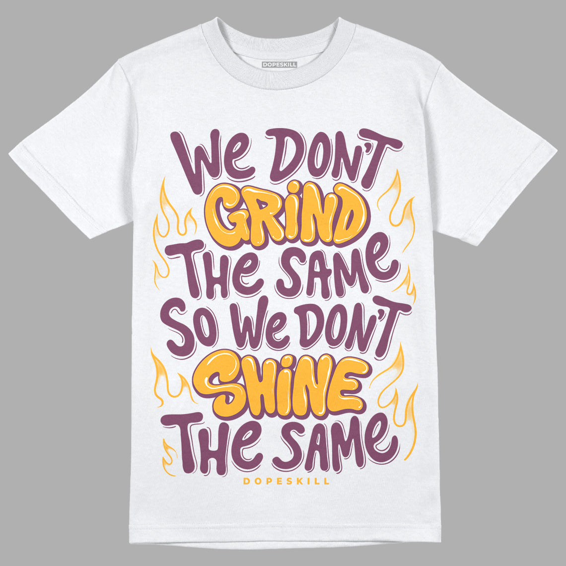 Brotherhood 1s High OG DopeSkill T-Shirt Grind Shine Graphic - White
