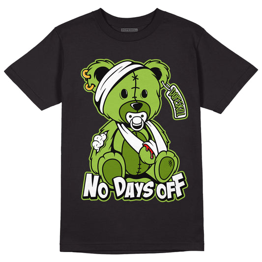 Dunk Low 'Chlorophyll' DopeSkill T-Shirt Hurt Bear Graphic - Black 