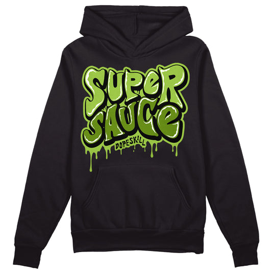 Dunk Low 'Chlorophyll' DopeSkill Hoodie Sweatshirt Super Sauce Graphicv - Black 