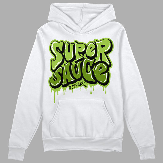 Dunk Low 'Chlorophyll' DopeSkill Hoodie Sweatshirt Super Sauce Graphic - White 