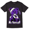 AJ 13 Court Purple DopeSkill T-Shirt Hurt Bear Graphic