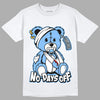 Jordan 6 UNC DopeSkill T-Shirt Hurt Bear Graphic - White