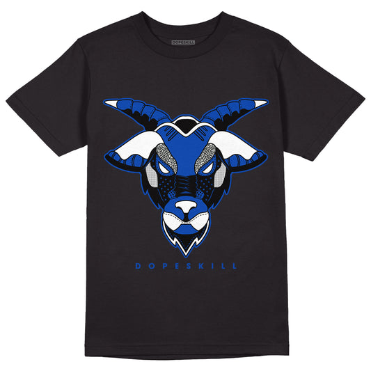 AJ 5 Racer Blue DopeSkill T-Shirt Sneaker Goat Graphic