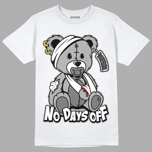 Jordan 12 Stealth DopeSkill T-Shirt Hurt Bear Graphic - White