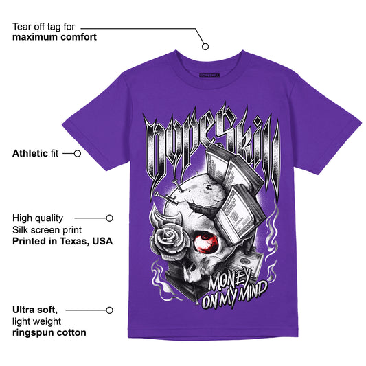 PURPLE Collection DopeSkill Purple T-shirt Money On My Mind Graphic