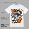 Orange Black White DopeSkill T-Shirt Don't Quit Graphic