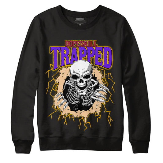 Afrobeats 7s SE DopeSkill Sweatshirt Trapped Halloween Graphic - Black