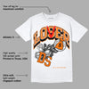 Orange Black White DopeSkill T-Shirt Loser Lover Graphic
