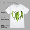 Dunk Low 'Chlorophyll' DopeSkill T-Shirt Slime Drip Heart Graphic