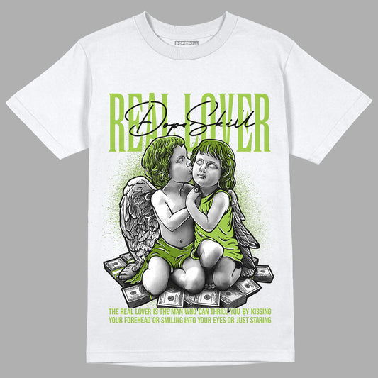 Dunk Low 'Chlorophyll' DopeSkill T-Shirt Real Lover Graphic - White