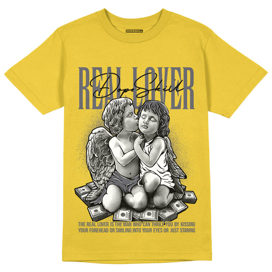 Lightning 4s DopeSkill Tour Yellow T-shirt Real Lover Graphic