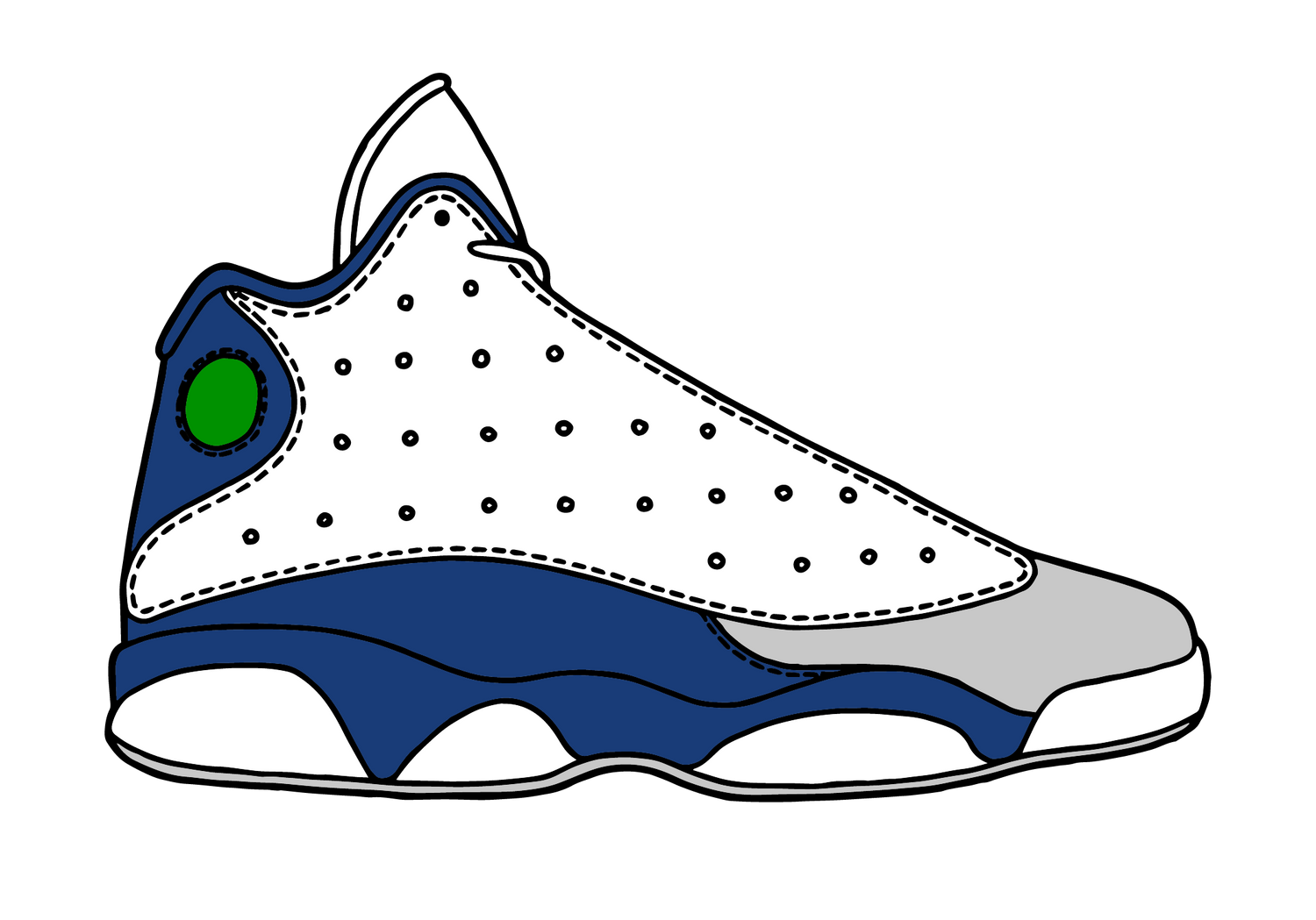 Jordan 13 French Blue