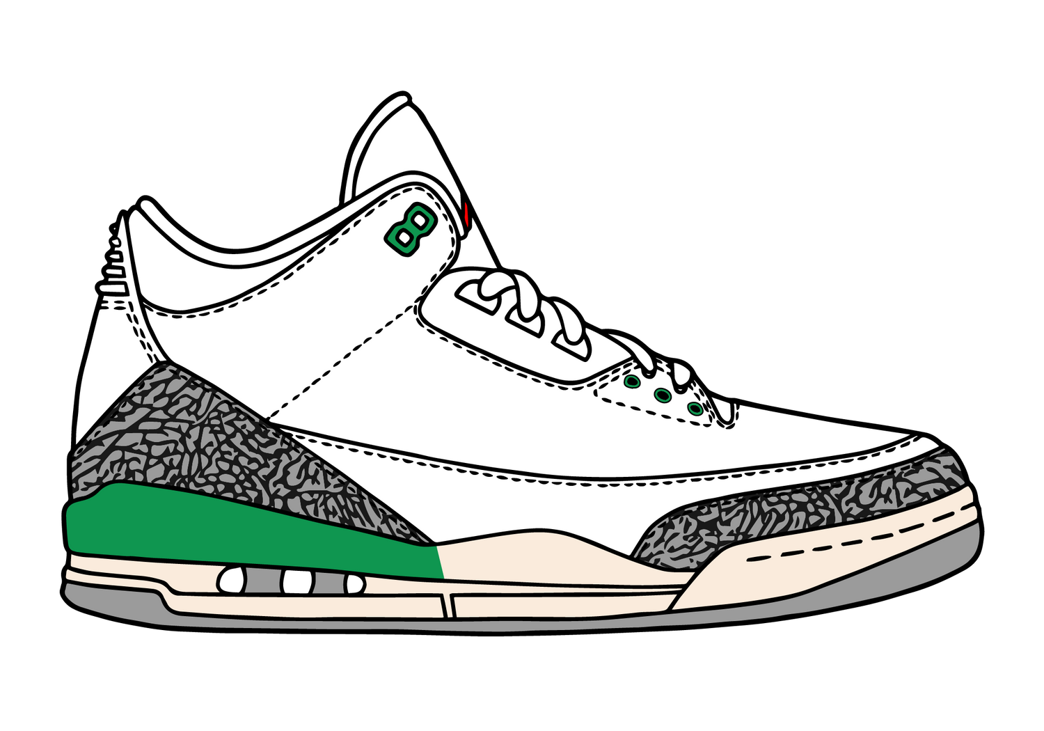 LUCKY GREEN 3S