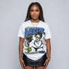 Griffey Max 1 'Varsity Royal' DopeSkill Oversize Print T-Shirt Real Ones Choose Loyalty Graphic