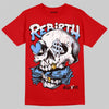 Jordan 11 Retro Cherry DopeSkill T-Shirt Rebirth Graphic Streetwear - Red