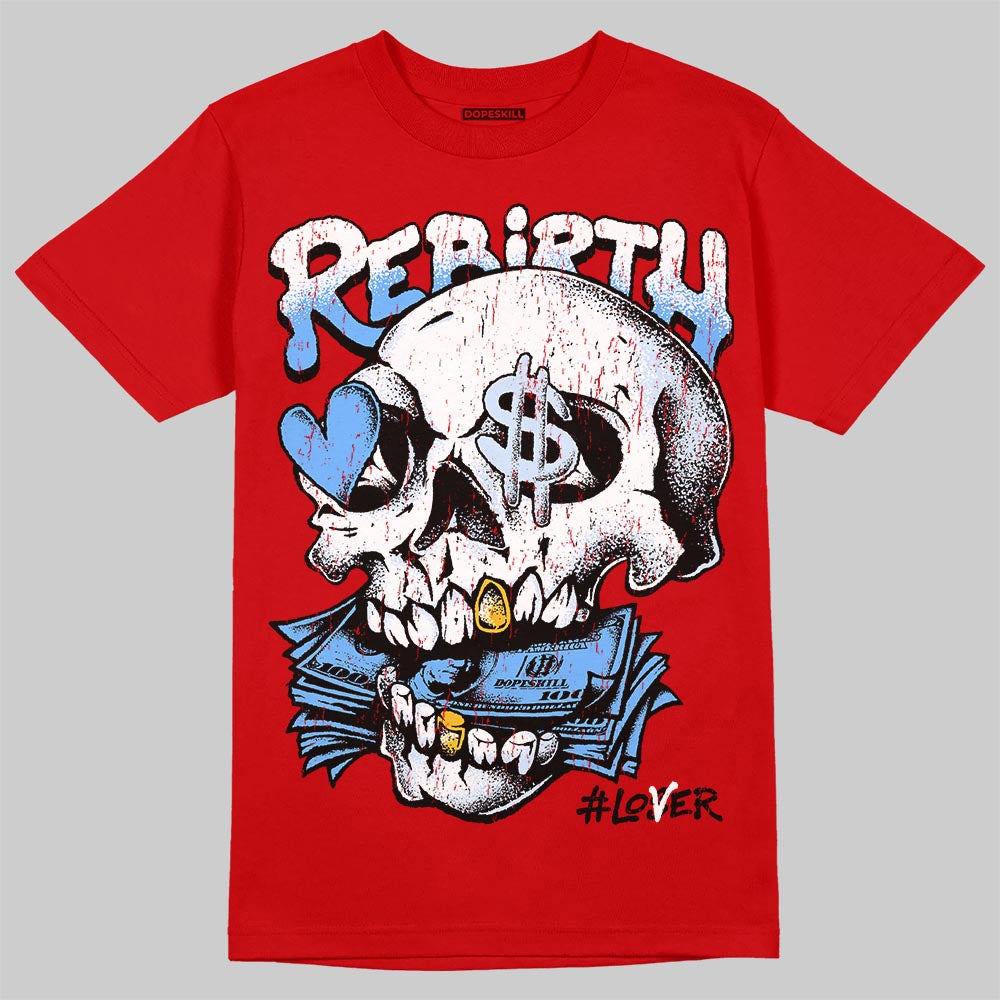 Jordan 11 Retro Cherry DopeSkill T-Shirt Rebirth Graphic Streetwear - Red