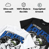 Griffey Max 1 'Varsity Royal' DopeSkill Oversize Print T-Shirt Real Ones Choose Loyalty Graphic