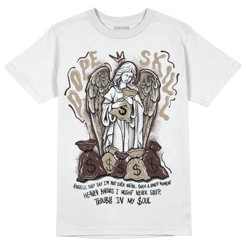 Jordan 1 High OG “Latte” DopeSkill T-Shirt Angels Graphic Streetwear - White 