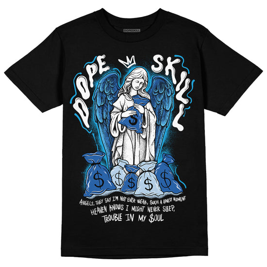 Jordan 11 Low “Space Jam” DopeSkill T-Shirt Angels Graphic Streetwear - Black