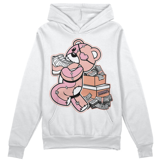 Jordan 11 Low “Legend Pink” DopeSkill Hoodie Sweatshirt Bear Steals Sneaker Graphic Streetwear - White